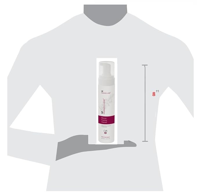 Manuka Lane Foaming Cleanser, with Aloe Vera and Camellia leaf extract, Manuka Oil Results for Soothe Your Face | Cleansing Your Face and Neck