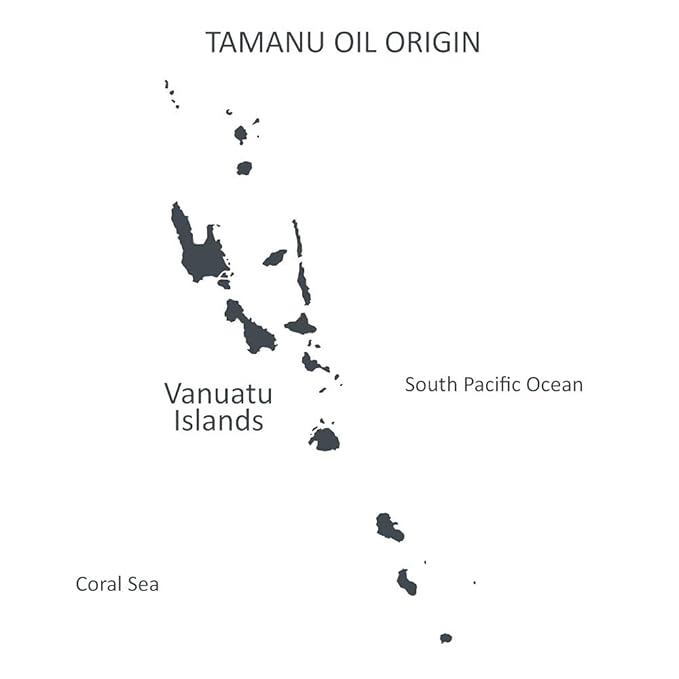 Tamanu Oil Organic for Skin, 100% Pure, Cold Pressed, Unrefined, Cruelty-Free, Hydrating, Moisturizing Tamanu Oil for Face Skincare, Haircare, Soothes Irritation, Reduces Scars and Acne, All Skin Type