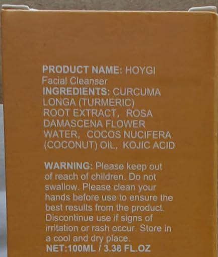 Turmeric Face Wash with Brush, Turmeric Foaming Facial Cleanser for All Skin Types, 3.38 Fl Oz/pcs, 2 Pack