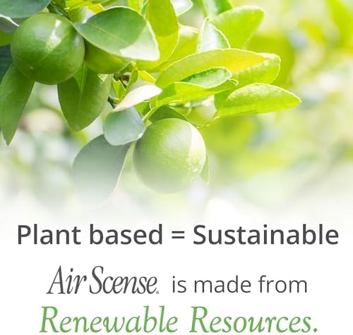 Air Scense Air Freshener Deodorizer Room Spray for Bathroom & Home, Essential Oils, Natural Lime - 7 fl oz (1-Pack)