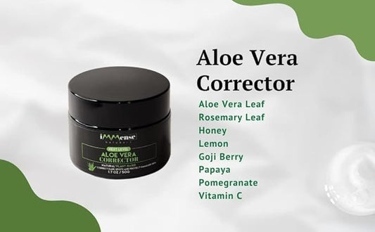 Aloe Vera Cream, Correct Dark Marks, Dry Skin and New Scars on Body, Face Cream for Blemishes, Reduce Appearance of Scars from Acne, Dark Spot Remover For Men, Women and Kid