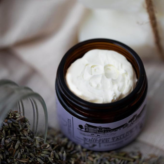 Lavender Infused 100% Grass-Fed Whipped Tallow Balm & Organic Jojoba Oil, Face and Body Moisturizer for Dry, Sensitive Skin, Eczema, (Lavender Infused)