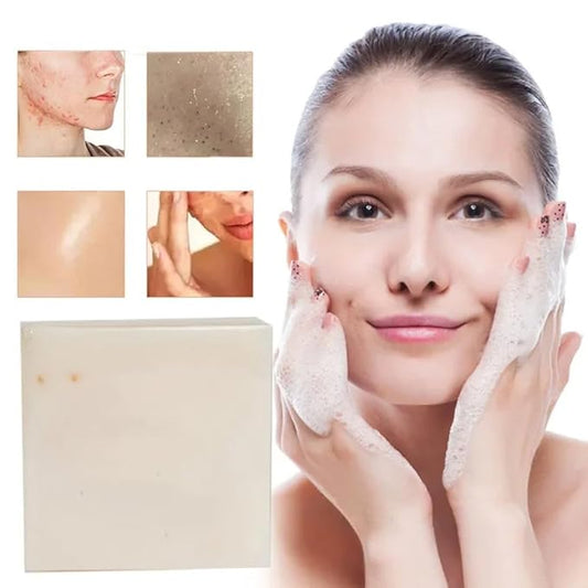 Handmade Genuine Thai Rice Soap 4/8/12PCS sets. 65g/PCS,Cold - Processed.Great for bath, hands, face & gifting (4PCS)