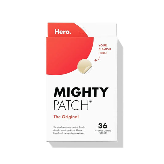 β’ Original Patch from Hero Cosmetics β the #1 Hydrocolloid Acne Pimple Patch for Shrinking Zits and Whiteheads in 1 Use; Nighttime Spot Stickers for Face and Skin (36 Count)