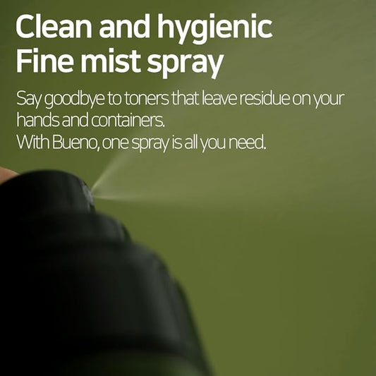 Bueno Icheon Rice Core Mist Toner, 3.55 fl.oz | Spray Toner with Icheon Rice Amino Acids for Soothing & Hydration | 100% Vegan Formula, Korean Skin Care