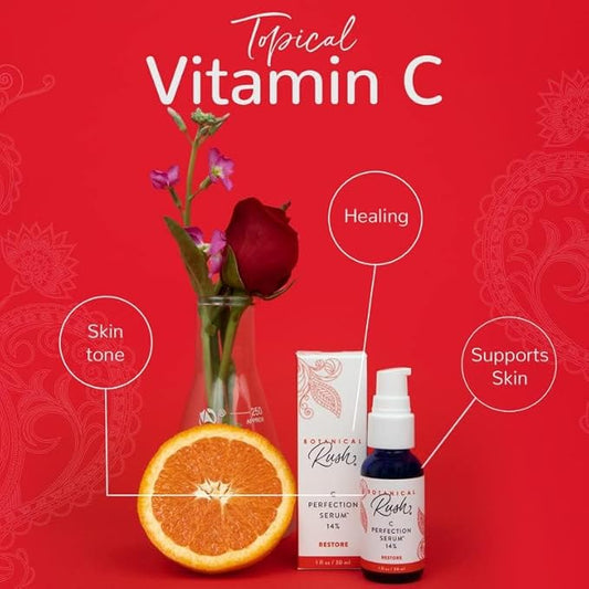 C Perfection Vitamin C Serum for Face with Vitamin E & Antioxidants – Brightening & Anti-Aging Formula Supports Collagen, Evens Tone & Fades Dark Spots – 1 fl oz