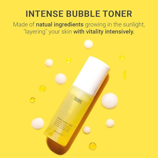 TENZERO Intense Bubble Toner, 4.73 fl oz/140ml, Hydrating & Exfoliating Bubble Toner for Face, Glowing Anti-Aging, Radiant Complexion & Skin Elasticity
