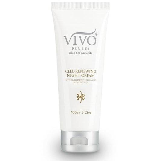 Vivo Per Lei Dead Sea Night Cream - Anti Aging Night Cream for Face - 3.52 Fl.Oz - Pack of 3