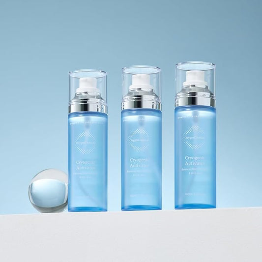 Cryogenic Activator – Mineral-Rich Deep Sea Water Mist with Dissolved Oxygen, Soothing & Regenerating Spray for Soothing, Clinically Tested Non-Irritating. 3.38 fl.oz (100ml)