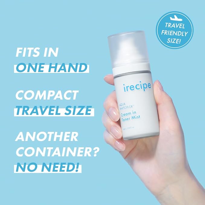 Aqua Phytoplex Cream in Toner Mist Long Lasting Deep Hydration, All-in-One Facial Mist for All Skin Type Unscented Clean Beauty, Vegan, Korean Skincare (60ml / 2.02 oz + 60ml Refill Pouch) (2)