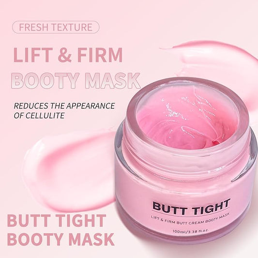 Butt Tight Lift Cream - Firm and Smooth Skin On The Booty, Reduce Loose and Crepey Skin, Moisten and Soften, Reduce The Appearance Of Cellulite 100ml