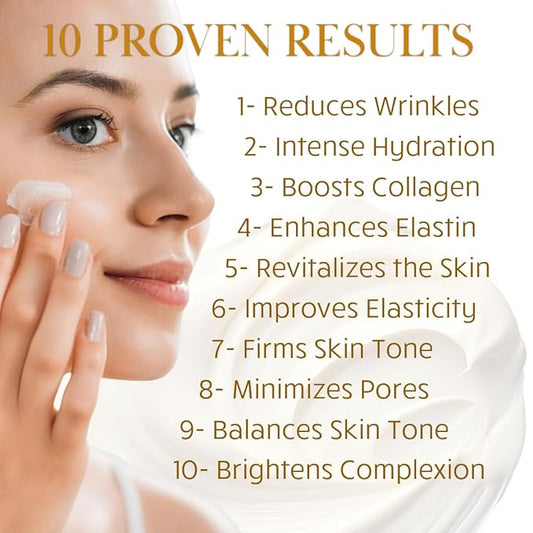 Face and Neck Anti-Aging and Anti Wrinkle For Women | Hydrating & Firming Skincare for Women | Anti-Aging Wrinkle Cream for Face and Neck with Hyaluronic Acid, Collagen, Squalene, Vitamin C, A & E