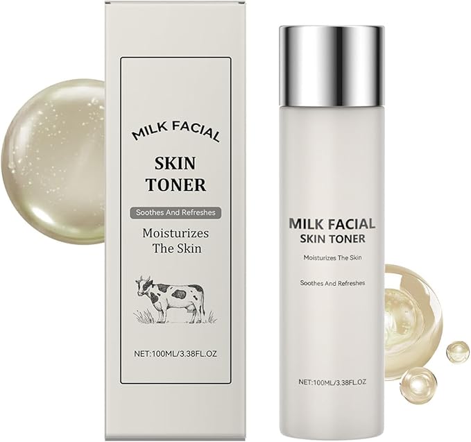 Milk Toner, Hydrating Toner for Face, Soothes Skin, Locks in Moisture, Reduces Redness, Barrier Repair, Pore Tightening, Fit for Sensitive & Oily Skin-150mL /3.38 Fl.Oz