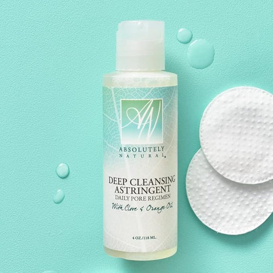 Deep Cleansing Face Astringent Helps with Oily Skin & Acne Face Wash with Clove and Orange Oil Made in The U.S.