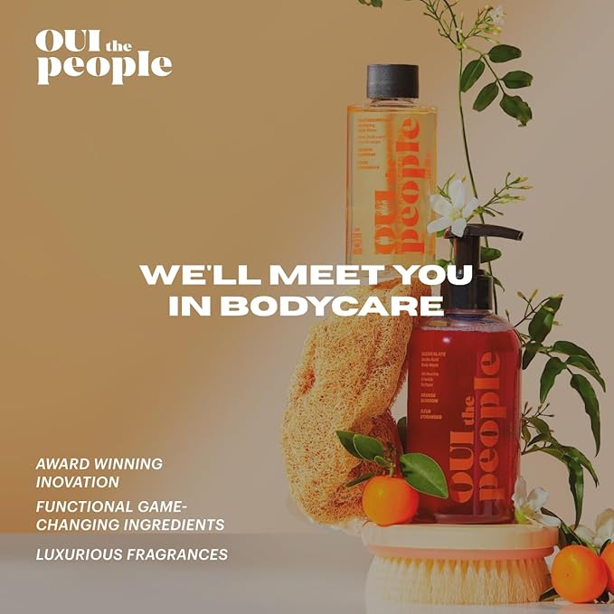 OUI the People BODY WATER, Mineral-Infused Hair & Body Spray Fragrance Mist, Hydrating Hair Perfume for Women, Moisturizing Body Mist for Women, Soak Honey Scent with Neroli, Sandalwood & More