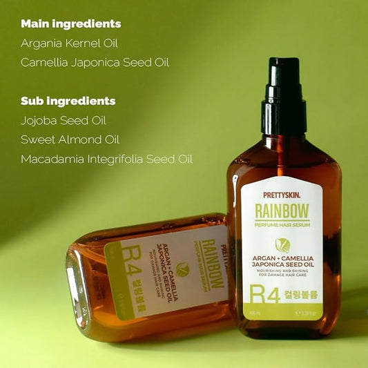 PRETTYSKIN Rainbow Perfume Long-Lasting Curl & Volume Hair Serum-Nourishing, Scented Hair Styling Serum 100ml (R4 Curling volume)