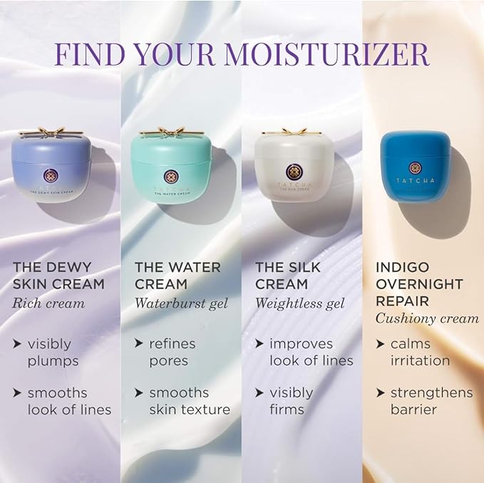 TATCHA The Dewy Skin Cream, Jumbo | Rich Line-Plumping Moisturizer - Hydrate, Plump, and Protect Dry Skin | 75 ml / 2.54 fl. oz.