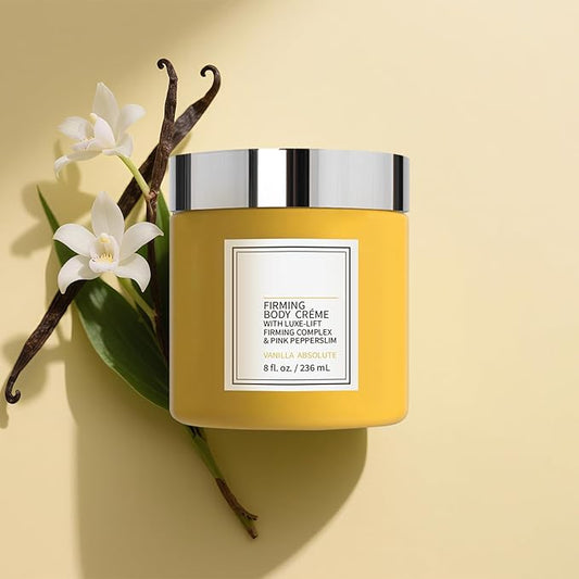 Champagne Lift Firming Body Creme, Anti-Aging Skin Tightening,Champagne Beaute Lift Firming Body Crème, Deep Hydration & Smoothing Skin On Arms & Legs body cream (Yellow, Vanilla)