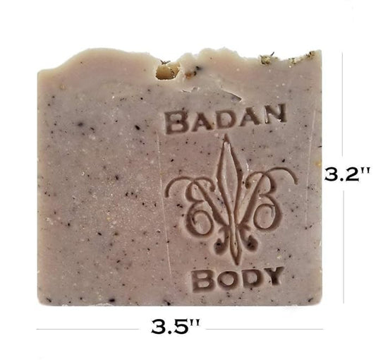 Badan Handmade Shea Butter Soap Bar - Creamy Moisturizing Dry Sensitve Skin Cleansers - Gentle Soap (Lavender, 3 Bar Pack)