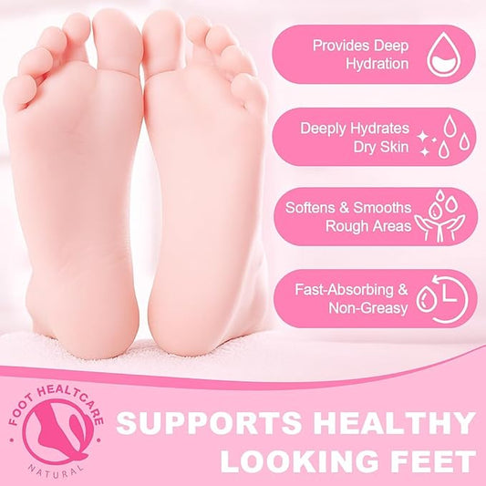 60% Urea Cream plus 2% Salicylic Acid - Upgraded Urea Foot Hand Cream Stick for Repairing Restore Balm, Cracked Hands Elbows Feet Knees, Moisturizes and Hydrates the Dry & Dead Skin, Peach Scent