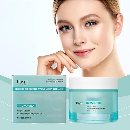 Anti-Aging Face Moisturizer - Advanced Repair Daily Facial Moisturizing Cream for Fine Lines & Wrinkles, Hydrating and Moisturizing, Night Cream for Sensitive Skin 1.75 Fl Oz