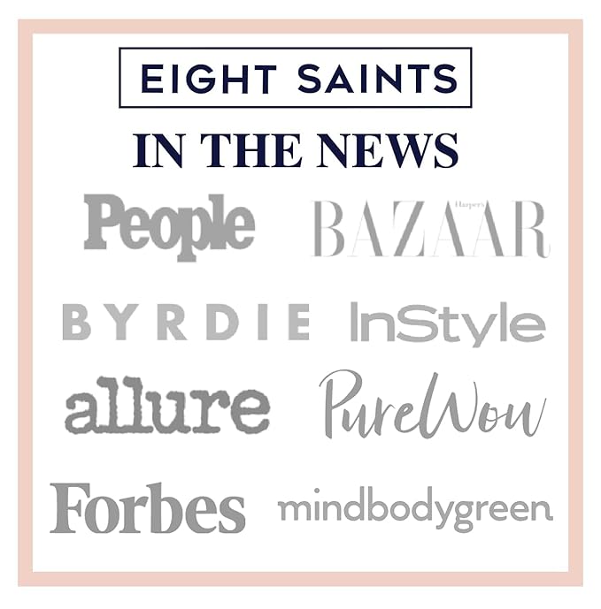 Eight Saints Bright Side Cream Facial Cleanser, Moisturizing Non-Foaming Daily Face Wash, Natural and Organic, Gentle and Effective Facial Cleanser, Makeup Remover, Nourishing and Hydrating, 2oz