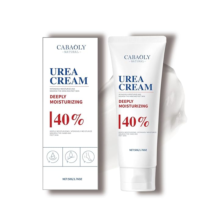 Urea Cream 40% is suitable for the repair and care of dry and cracked feet, heels, knees, elbows and hands. Portable hand cream with moisturizing properties