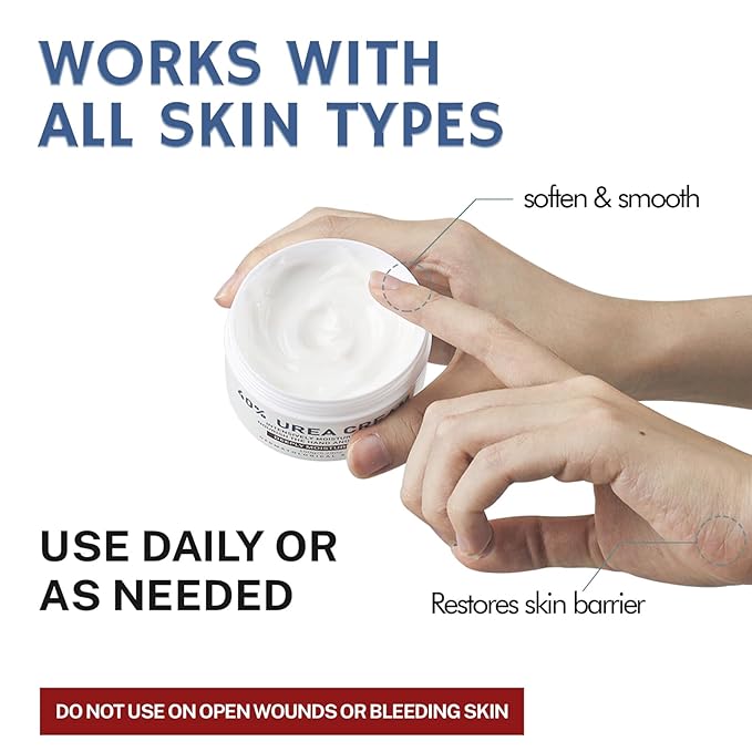OUKEYA Urea Cream 40 Percent,Foot & Hand Cream for Dry Cracked,Urea Lotion for Feet Maximum Strength