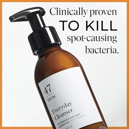 | Daily Maintenance Skin Care Kit Bundle | Featuring Daily Moisturiser, Anti Blemish Serum and Everyday Cleanser | Contains Silver Chitoderm | Hydrating, Suitable for all Skin Types