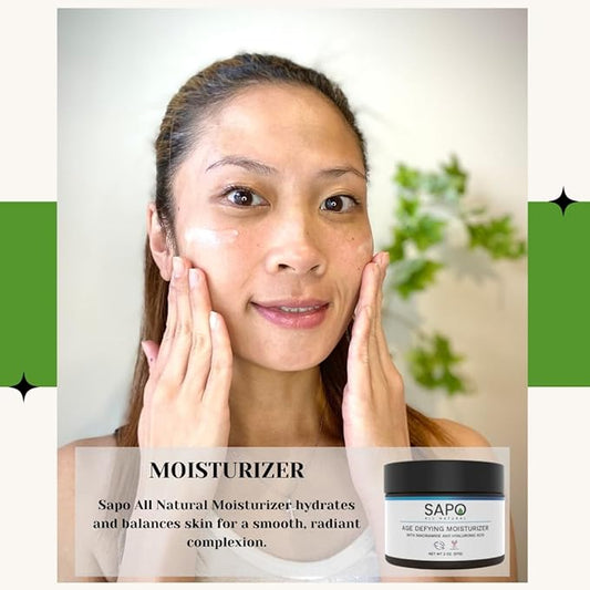 Daily Moisturizer - Lightweight Face Cream with Hyaluronic Acid, Niacinamide, Aloe, Peptide, Vitamin B3, B5, B6 & C - Nourishing, Brightening & Hydrating for All Day Hydration - 2 oz