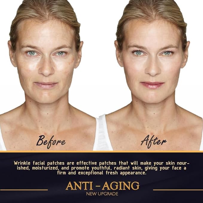 Chest Neck Wrinkle Patches -Silicone Patches for Wrinkles, Neck Mask Chest Patch for Decollete & Cleavage, Anti Ageing Wrinkle Remover, Reusable Overnight Wrinkles Treatment for Women,4 Pack