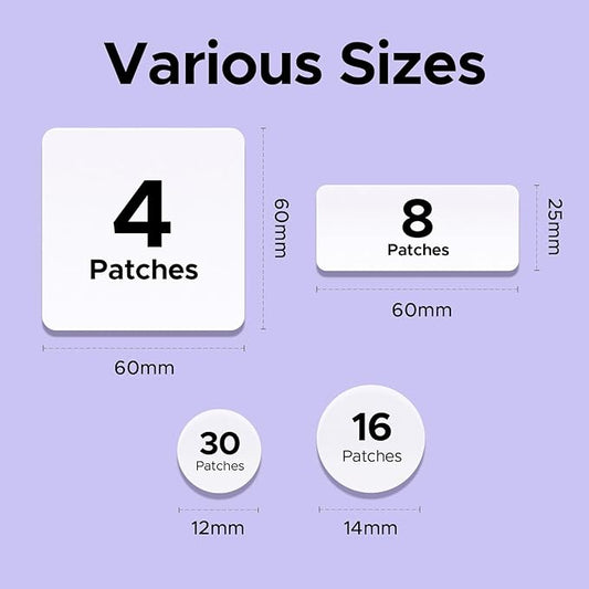 LitBear Acne Patches for Large Breakouts, Hydrocolloid Pimple Patches for Zit and Blemish, Face, Chin, Back and Body With Tea Tree Oil