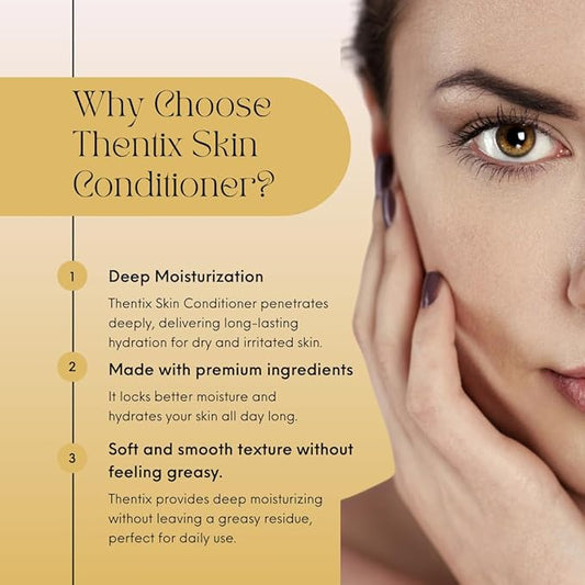 Skin Conditioner, 2oz - Travel Size Moisturizer for Dry & Sensitive Skin, Nourishes and Soothes