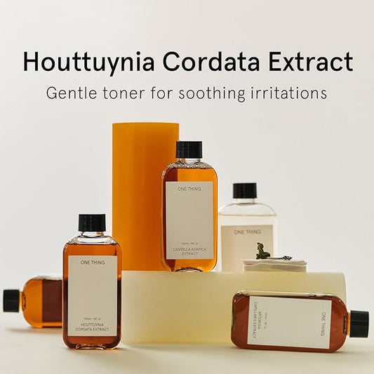 ONE THING Houttuynia Cordata Extract 10 fl oz | Vegan Soothing Calming Hydrating Facial Toner for Oily Acne Prone Skin | Korean Skin Care