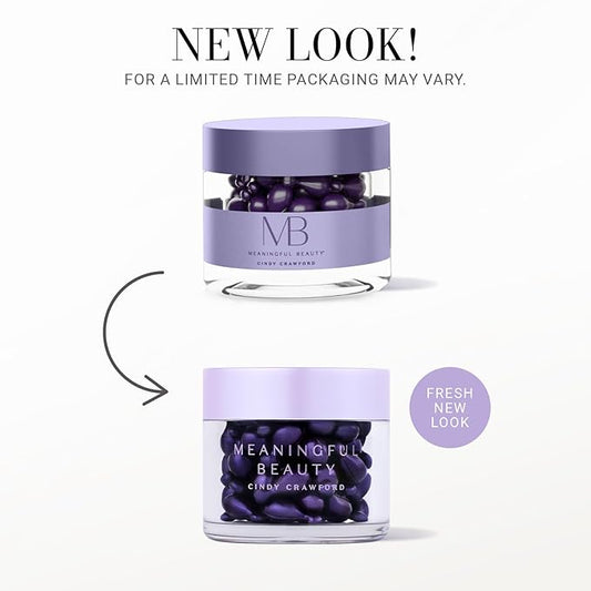 Meaningful Beauty Wrinkle Smoothing Capsules Advanced Formula With Hyaluronic Acid , 60 Count