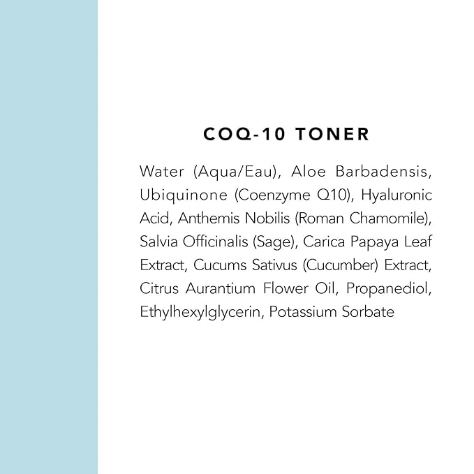 Indie Lee CoQ-10 Face Toner-Travel Size Refreshing, Hydrating Mist for All Skin Types - Hyaluronic Acid, Aloe + Chamomile - Alcohol + Essential Oil-Free Facial Toner-TSA Approved Travel Skincare(30ml)