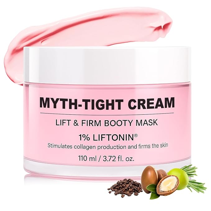 Cellulite Cream, Butt Firming and Lifting Cream - Reduce Cellulite Appearance | Reduce Loose & Stretch Mark Skin Tightening Cream for Body Booty, Legs & Belly Enhances Curves 3.72 fl.oz