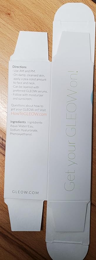 GLEOW New 2024 Pure Hyaluronic Acid Serum for Face - Hydrating Serum for Women - Hyaluronic Acid Pure Face Serum for Women - Face Serum for Dry Skin with Dark Spots 2oz