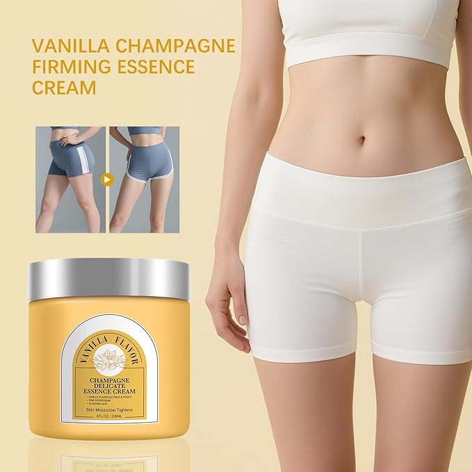 Champagne Lift Body Cream, with Pink Pepperslim Firming Essence Deeply Moisturizing Nourishing Dry Skin Vanilla Body Cream.