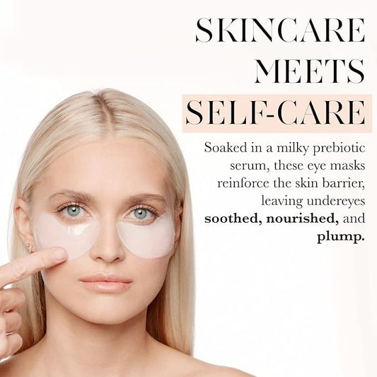 Jillian Dempsey Eye Masks: 100% Natural Under Eye Mask to Hydrate, Sooth, Plump, and Minimize Fine Lines and Wrinkles I Pack of 10