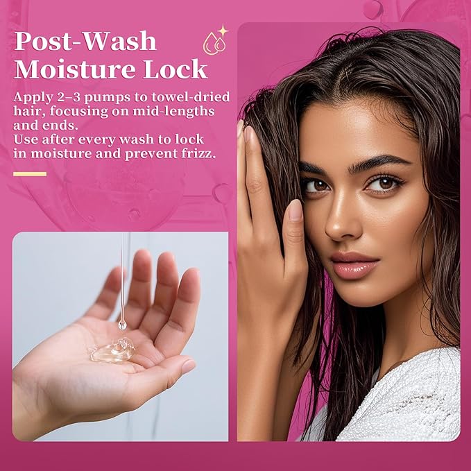 NP NATURES PHILOSOPHY Moroccan Oil Hair Products, Organic Moroccan Argan Oil Hair Serum, Anti-Frizz, Hydrating & Repairing Oil for Damaged Hair, Split Ends, Natural Shine for All Hair Types - 2 Pack