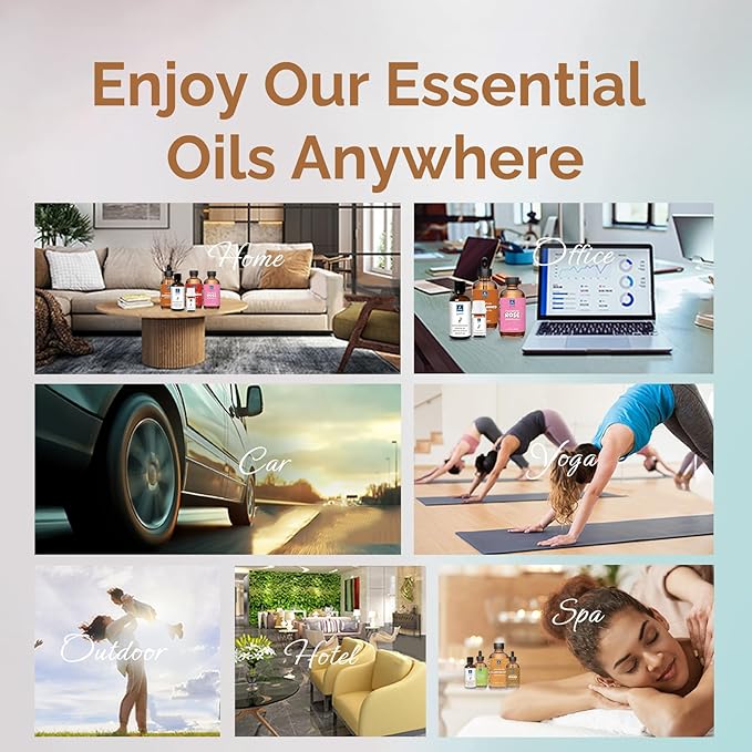 Rosemary Essential Oil, Pure Undiluted Rosemary Oil for Hair Growth, Diffuser, Skin, Spray - 100ml