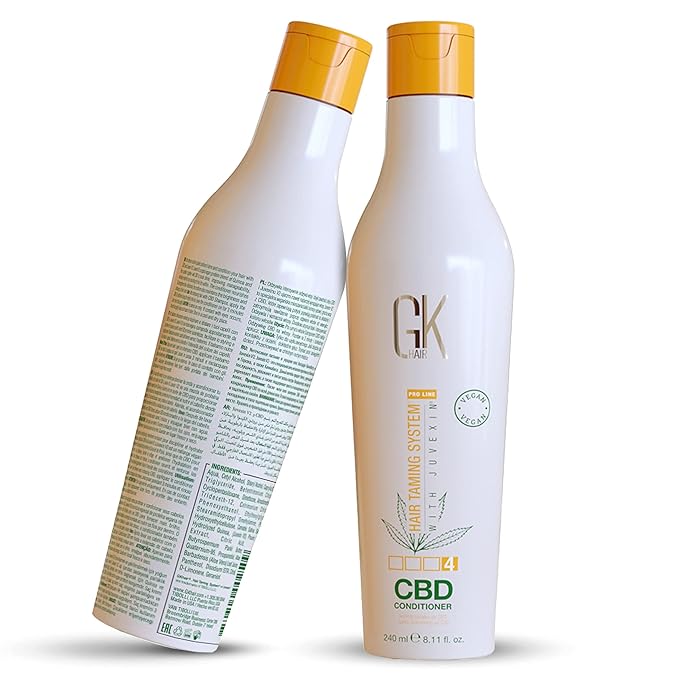 GK HAIR Hemp Shampoo and Conditioner Sets Hydrating Strengthening Color Treated Damaged Repair Provides Nourishing & Shine Natural Organic Vegan Sulfate Paraben Free (Conditioner)