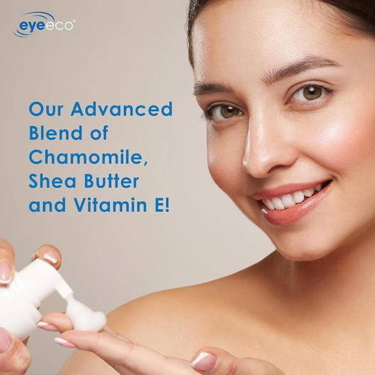 Advanced Tea Tree Eyelid and Facial Cleanser - 180mL - Non-Irritating Eyelash & Eyelid Cleanser Soothes Irritation with Tea Tree, Vitamin E and Shea Butter