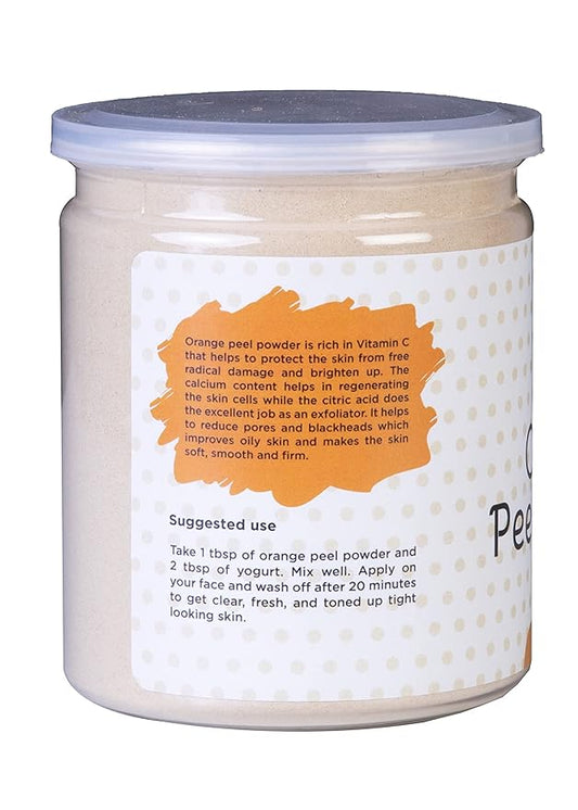 Yogi's Gift Orange Peel Powder 8 Ounce, 100% Natural Orange Peel for Face Mask, Skin Care, Rich in Vitamin C, Effective DIY Skincare Ingredient, Helps Get a Glowing Skin