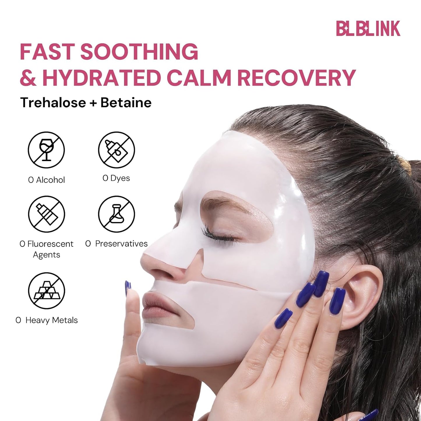 5-Pack Collagen Hydrogel Face Mask β Moisturizing & Firming Overnight Sheet Mask for Dry Skin β Anti-Aging Korean Skincare for Deep Hydration & Wrinkle Repair β 34g x 25ea