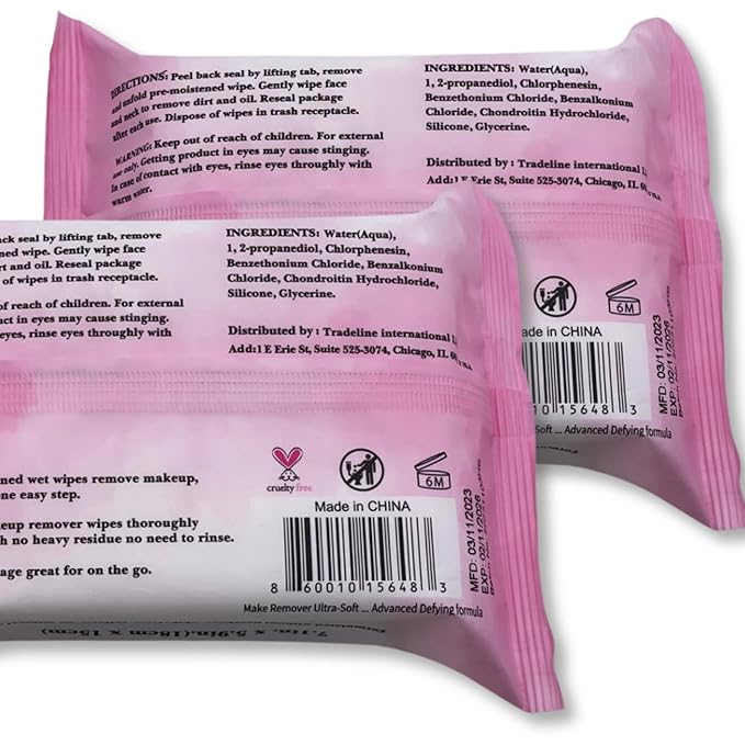 mivida Hypoallergenic Makeup Remover Wipes 2 Pack of 25 Count | Biodegradable Facial Cleansing Make up Remover Face Wipes with Vitamin E | Fragrance Free, Alcohol Free, Plant Based 50 Count wipes