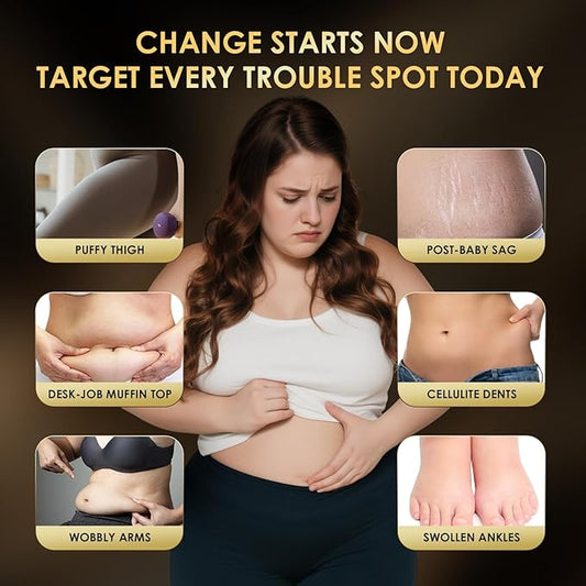 B Flat Belly Firming Cream - Premium Skin Tightening Cream for Stomach,Thighs & Butt, Skin Smoothing Moisturizer for Women and men, 4.22 fl oz