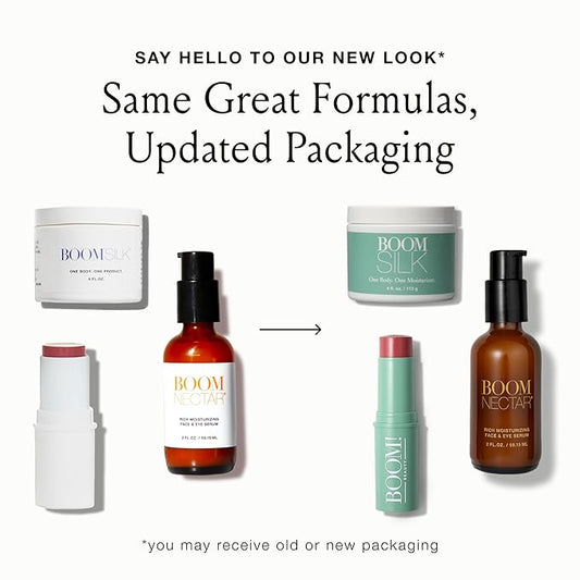 Boomsilk ยฎ Face Moisturizer Cream, Rejuvenating Face Lotion & Facial Moisturizer for Mature Skin with Olive Oil, Beeswax & Honey, Hydrating Body Lotion for Women, Boom Beauty by Cindy Joseph, 4 oz