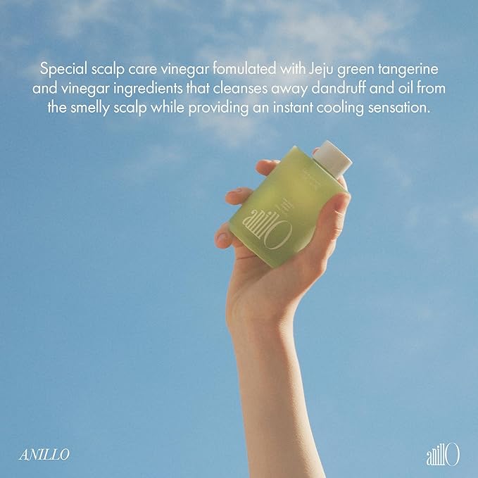 Lime Sunday Refresh Hair Vinegar with Vitamin C, Vinegar, Green Mint for Deep Cleansing Oily Scalp and Reducing Oil Production, Lime Citrus Scent, Silicone, Sulfate & Paraben Free (200ml / 6.76 fl.Oz)